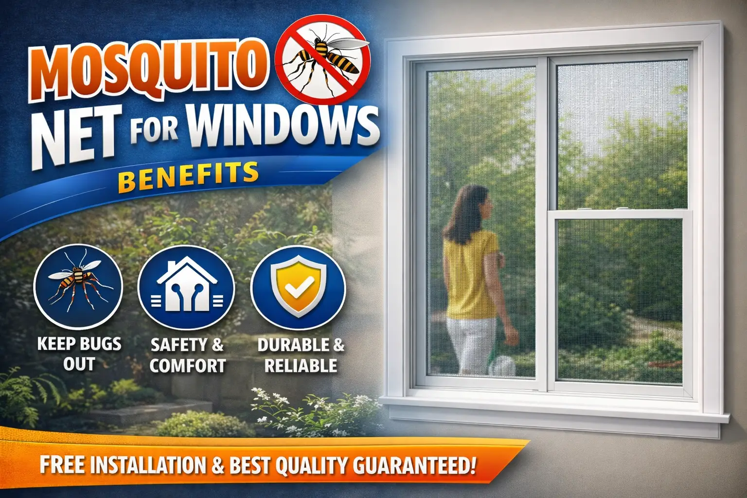 MOSQUITO NET FOR WINDOWS